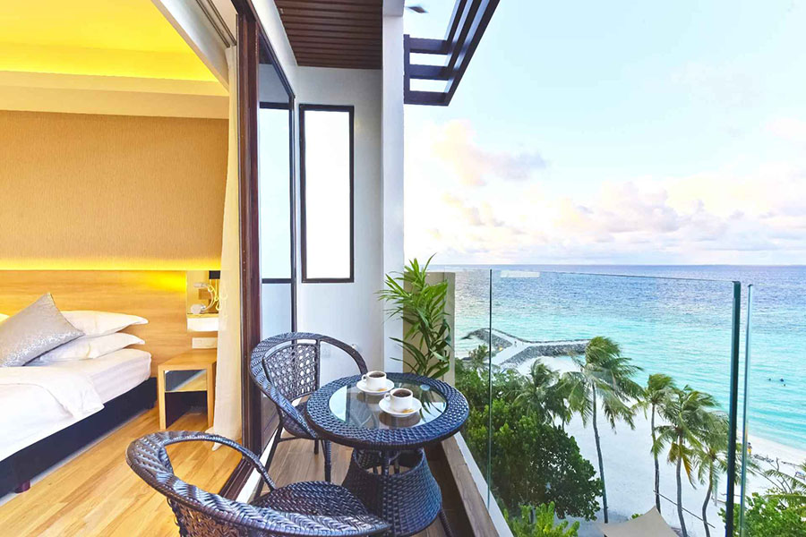 竞技场海滩酒店 - 海景豪华双人间 - 带阳台图片1 - ARENA HOTELS Deluxe Double Room With Balcony & Sea View Photo 1