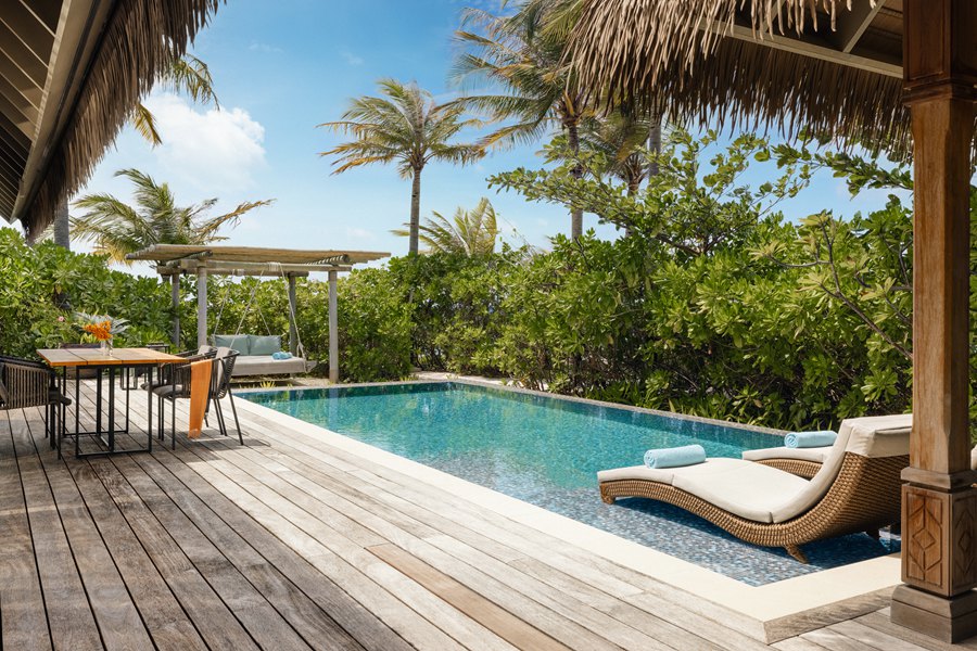 华尔道夫 - 沙滩泳池别墅（大床）图片3 - Waldorf Astoria Maldives Ithaafushi  King Beach Villa with Pool Photo 3
