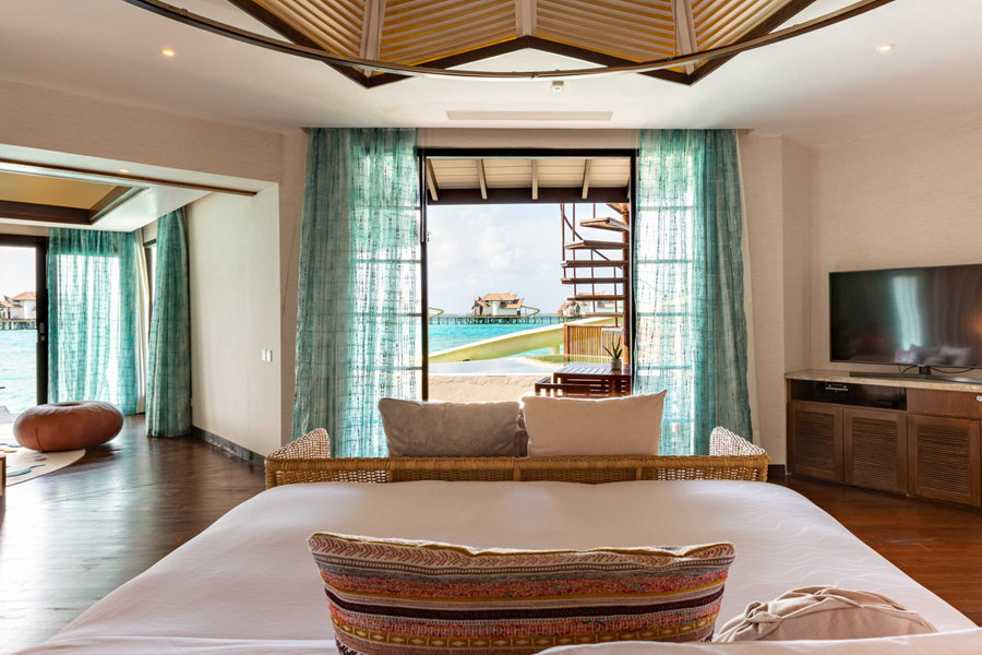 奥臻瑞泽铂丽富士 - 滑梯海洋泳池套房图片4 - Ozen RESERVE Bolifushi Ocean Pool Suite with Slide Photo 4