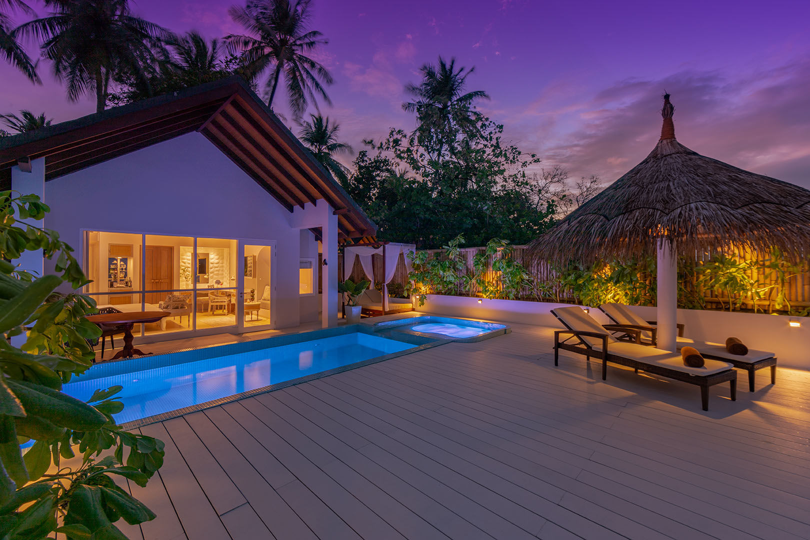 小班度士 - 两卧室日出海滩泳池别墅图片1 - Malahini Kuda Bandos 2 Bedroom Sunrise Beach Pool Villa Photo 1