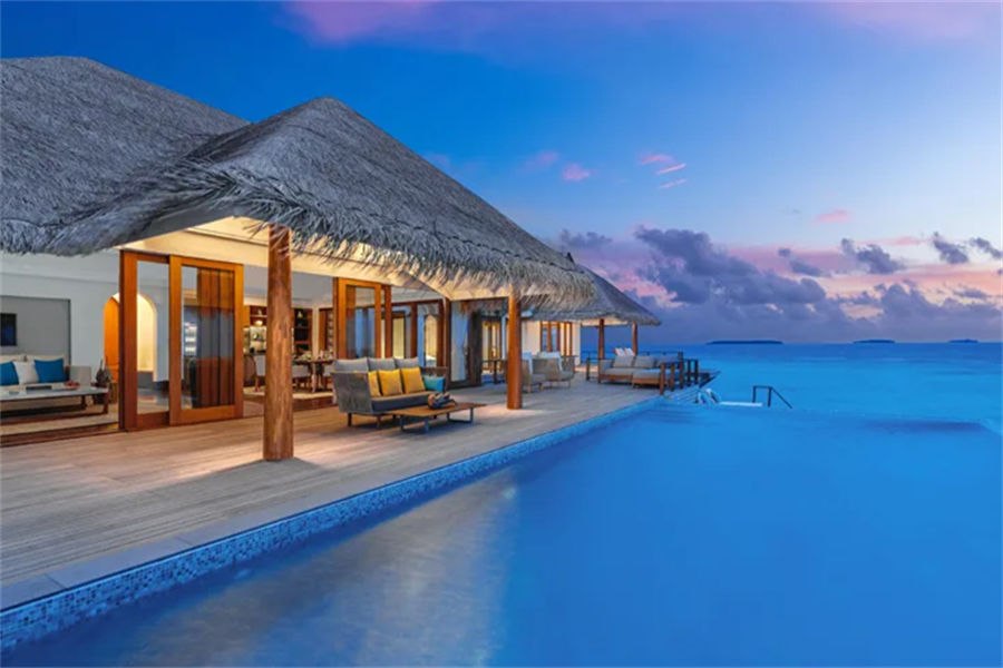 安纳塔拉吉哈瓦岛 - 两卧室水上泳池住宅图片4 - Anantara Kihavah Villas Two Bedroom Over Water Pool Residence Photo 4