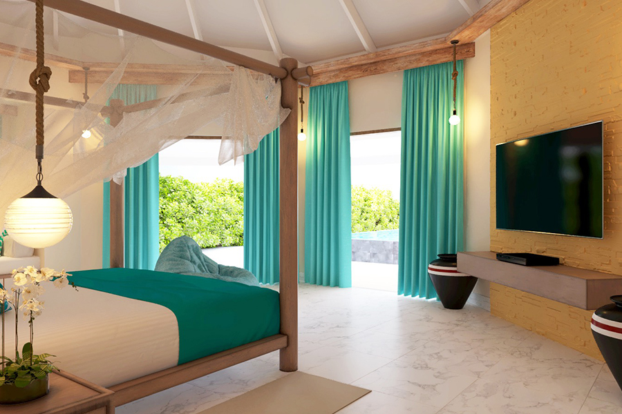 吉哈岛 - 尊贵沙滩无边泳池套房图片 - Kihaa Maldives Prestige Beach With Inifity Pool