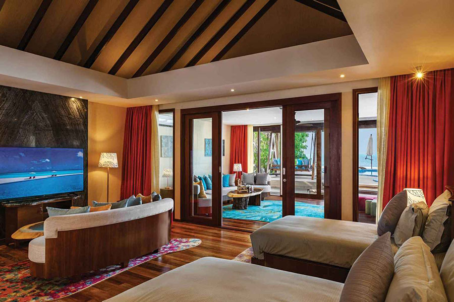 卡尼富士 - 两卧室日落家庭海滩泳池别墅图片3 - Atmosphere Kanifushi Maldives Two Bedroom Sunset Family Beach Villa with Pool Photo 3