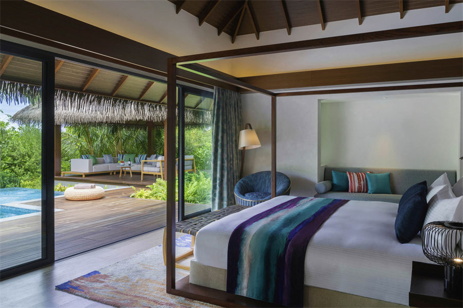 铂尔曼  - 双卧沙滩泳池别墅 图片3 - Pullman Maldives Maamutaa Resort Two Bedrooms Beach Pool Villa Photo 3