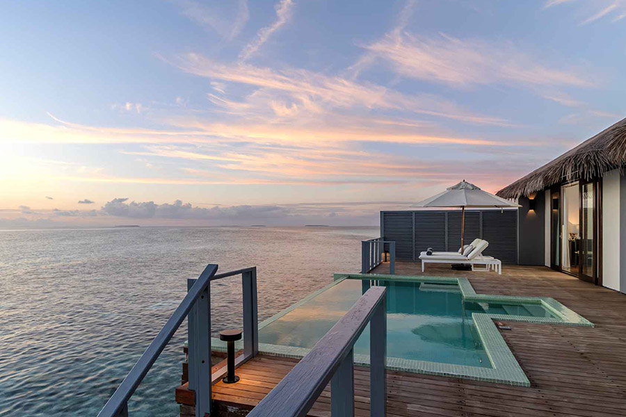诺库 - 日落水上泳池别墅图片1 - Noku Maldives  Water Sunset Pool Villa Photo 1