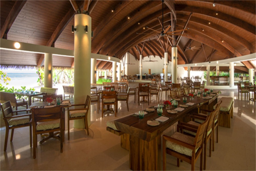 瑞喜敦D - 主餐厅图片1 -  The Residence Maldives at Dhigurah The Dining Room Photo 1