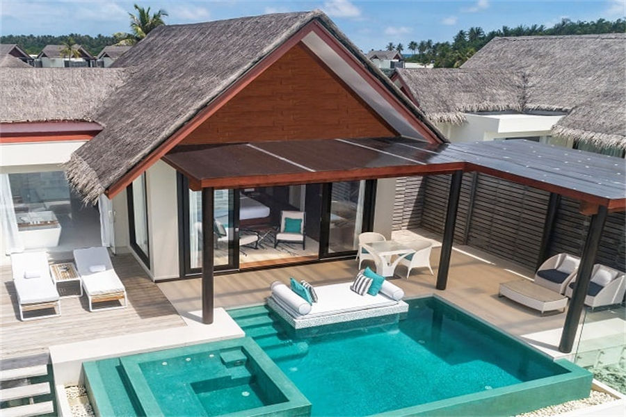 尼亚玛 - 豪华泳池水上别墅图片1 - Niyama Private Islands Maldives Deluxe Water Pool Villa Photo 1