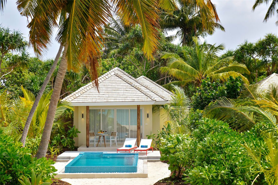坎迪玛 - 带按摩池的沙滩泳池别墅(日出)图片1 - Kandima Maldives Sunrise Beach Pool Villa with Swirl Pool Photo 1