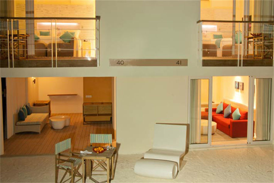 康杜玛 - 双卧家庭沙滩房(花园或海洋景观)图片4 - Holiday Inn Resort Kandooma Maldives  Two Bedroom Family Beach House(Garden View or Sea View) Photo 4