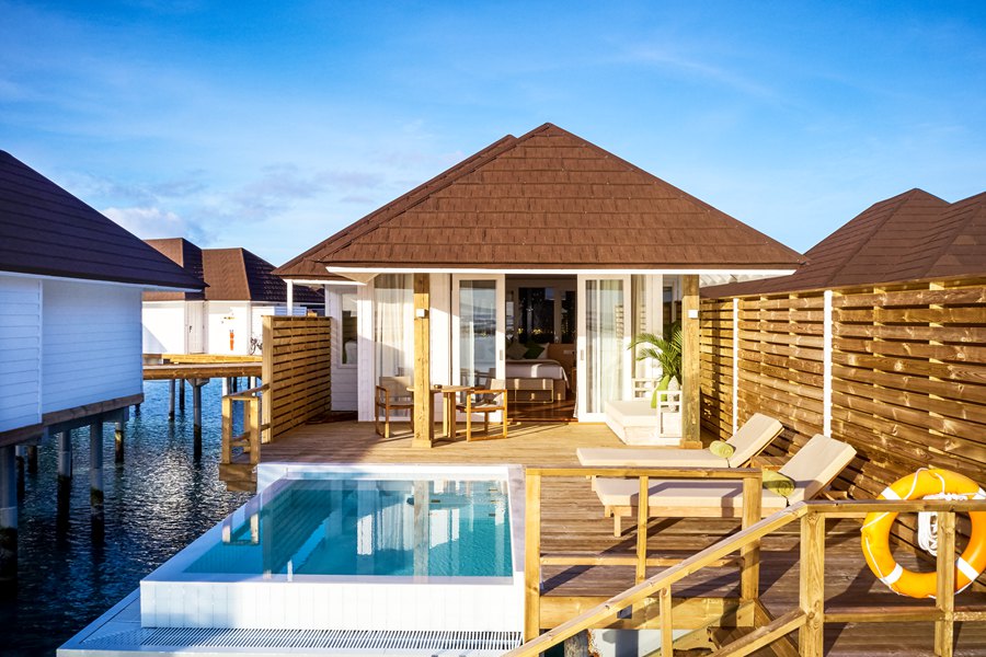 双鱼 - 高级水上泳池别墅图片1 - Sun Siyam Olhuveli Grand Water Villa with Pool Photo 1
