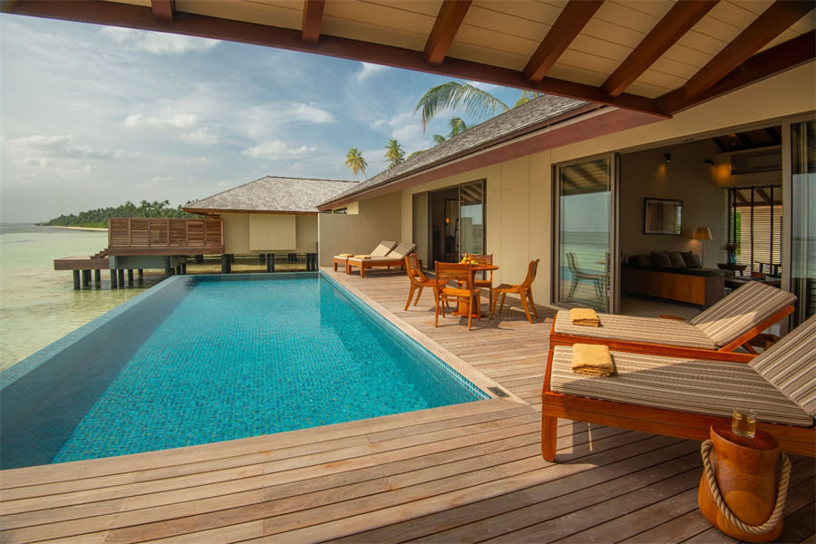瑞喜敦D - 双卧室水上泳池别墅图片3 -  The Residence Maldives at Dhigurah Sunrise/Sunset 2 Bedroom Water Pool Villa Photo 3