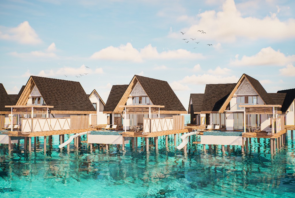 美雅富士 - 水上泳池套房 - 带滑梯图片 - Meyyafushi Maldives Water Pool Suite with Slide