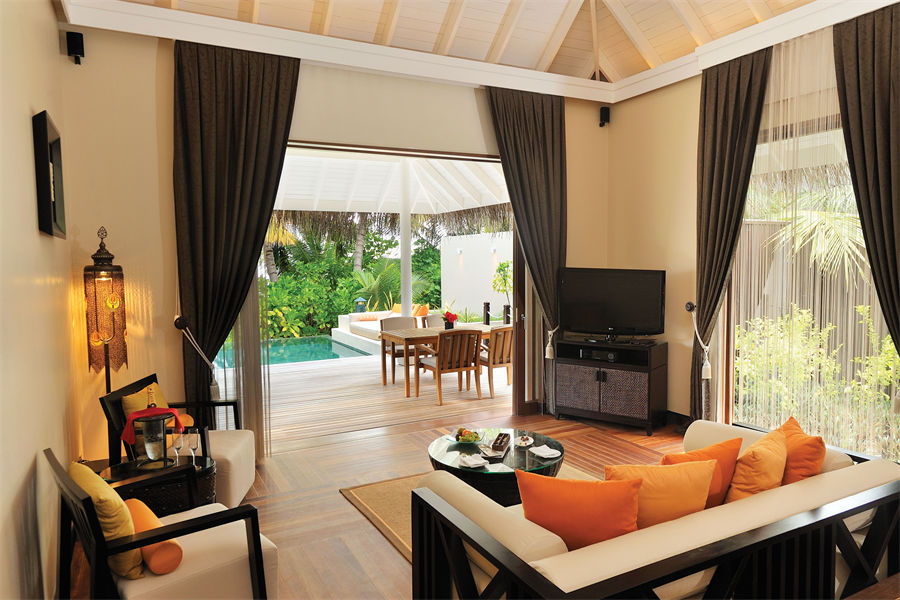 阿雅达 - 家庭沙滩泳池套房(双卧) 图片3 - Ayada Maldives Family Beach Suite with Pool (2 bedrooms) Photo 3