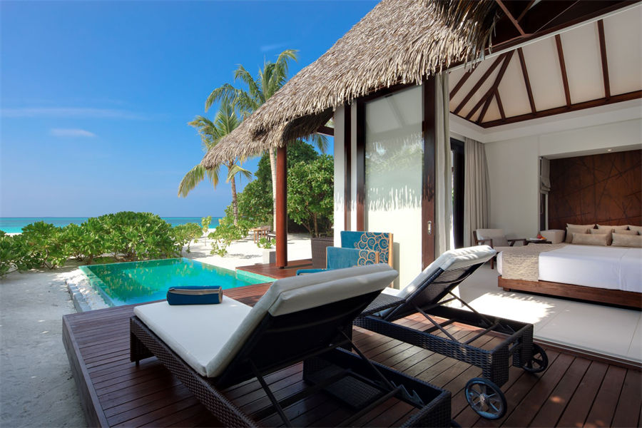 瑰宝 - 家庭沙滩泳池别墅图片4 - Heritance Aarah Maldives Luxury Resort Family Pool Beach Villa Photo 4