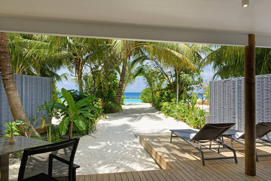 奥瑞格马富士瓦鲁 - 沙滩别墅图片1 - Outrigger Maldives Maafushivaru Resort Beach Villa Photo 1