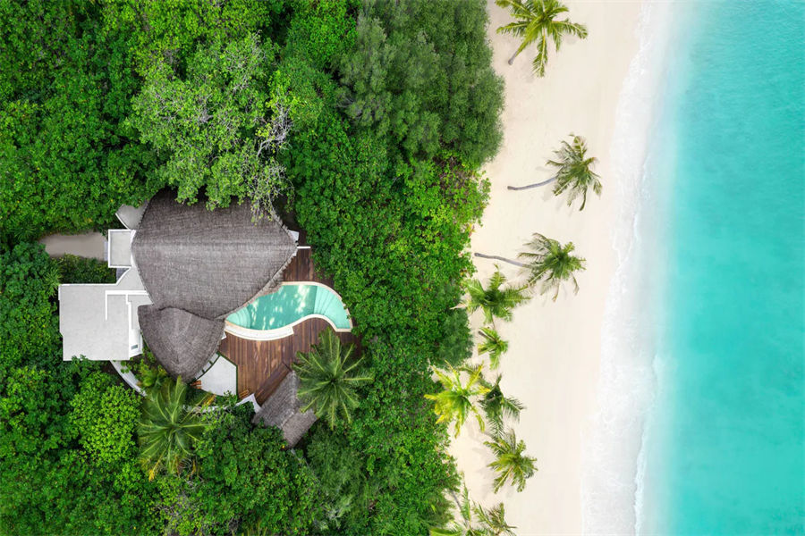 JW万豪 - 复式沙滩泳池双卧别墅图片4 -  JW Marriott Maldives Resort & Spa Duplex Beach Pool 2 Bedroom Villa Photo 4