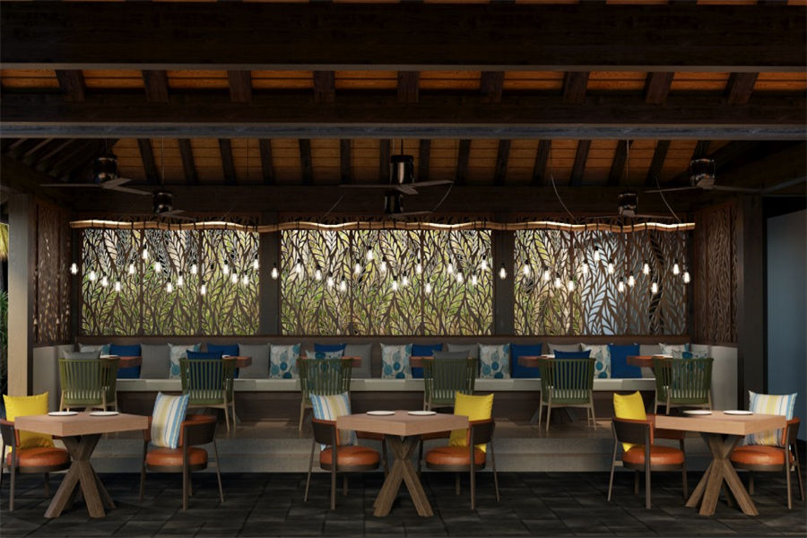 希娜蒙哈库拉 - 全日餐厅(白金岛)图片1 - Cinnamon Hakuraa Huraa Maldives Manzaru Restaurant Photo 1