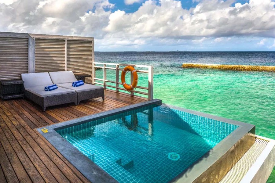 库达拉 - 水上泳池别墅图片4 - NH Maldives Kuda Rah Resort Water Villa with private pool Photo 4