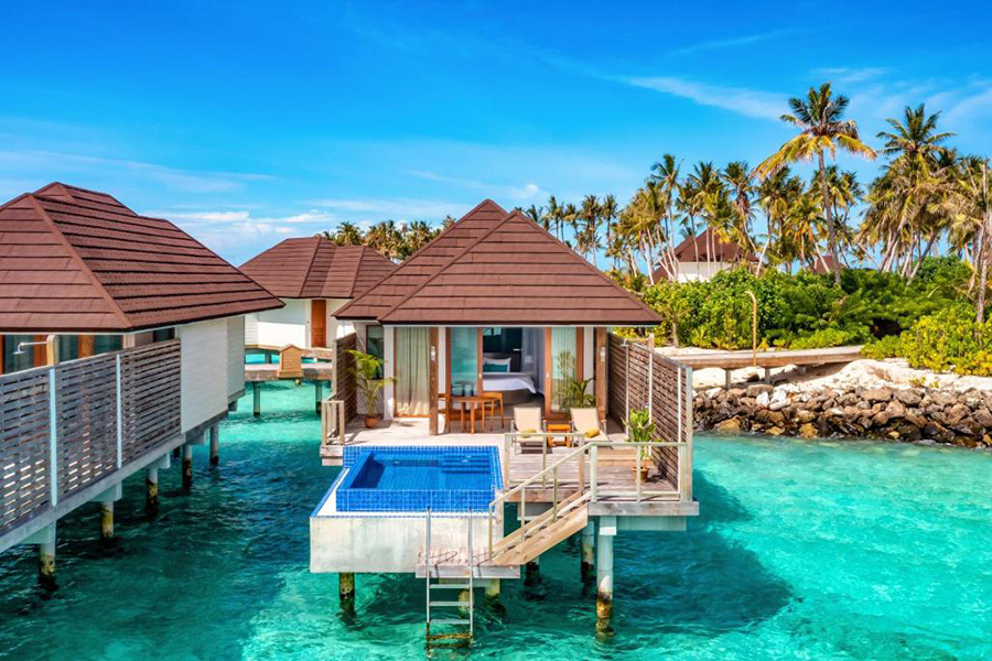 禧亚洛曼 - 洛曼水上泳池别墅图片1 - Sun Siyam Olhuveli Romantic water villa with pool Photo 1