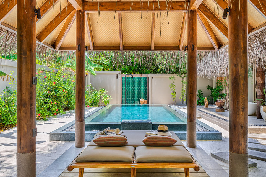 娇丽 - 双泳池双卧沙滩家庭别墅图片4 - Joali Maldives Family Beach Villa with Two Pools Photo 4
