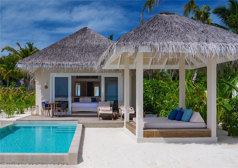 巴廖尼 - 豪华沙滩泳池别墅图片2 - Baglioni Resort Maldives Deluxe Beach Villa with pool Photo 2