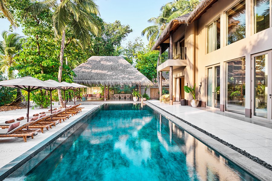 娇丽 - 四卧沙滩泳池别墅图片2 - Joali Maldives Four Bedroom Beach Residence with Pool Photo 2