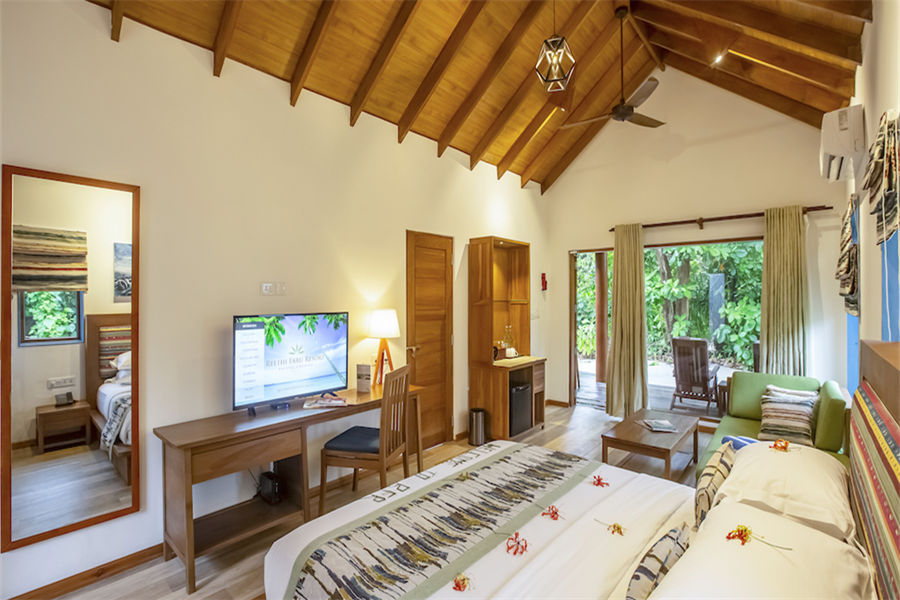瑞提法鲁 - 豪华海滩泳池别墅图片4 - Reethi Faru Resort Deluxe Beach Pool Villa Photo 4