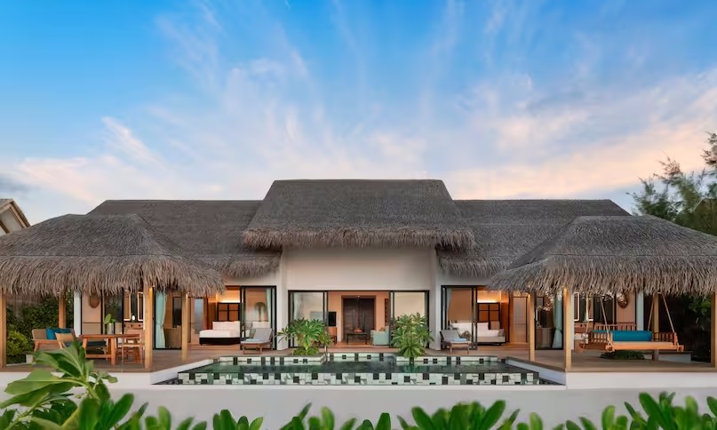 希尔顿阿明吉利 - 双卧沙滩泳池别墅图片1 - Hilton Maldives Amingiri Resort & SPA 2 Bedroom Beach Pool Villa Photo 1