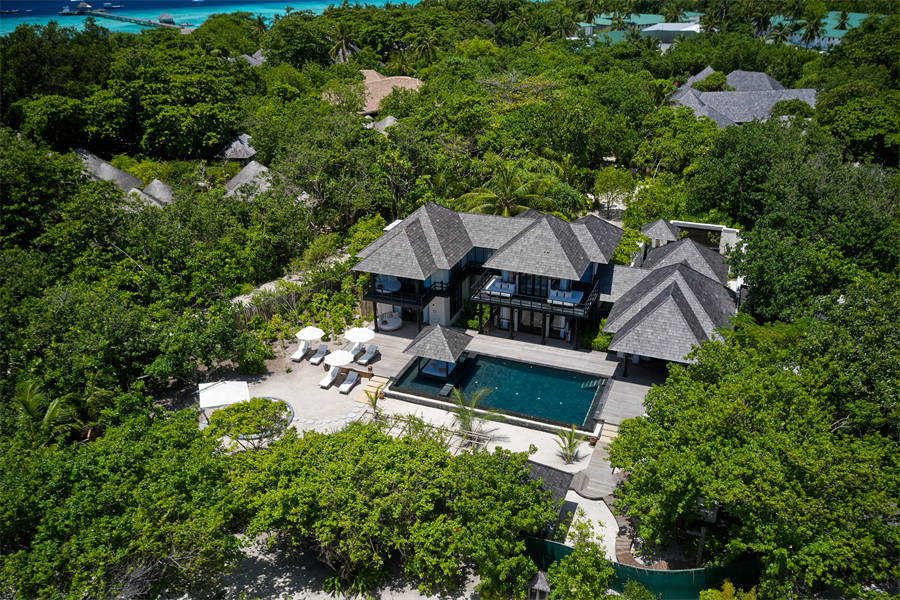 JA玛娜法鲁岛 - 三卧室沙滩泳池住宅 图片1 - JA Manafaru Three Bedroom lsland Residence With Family Pool And Private Pool Photo 1