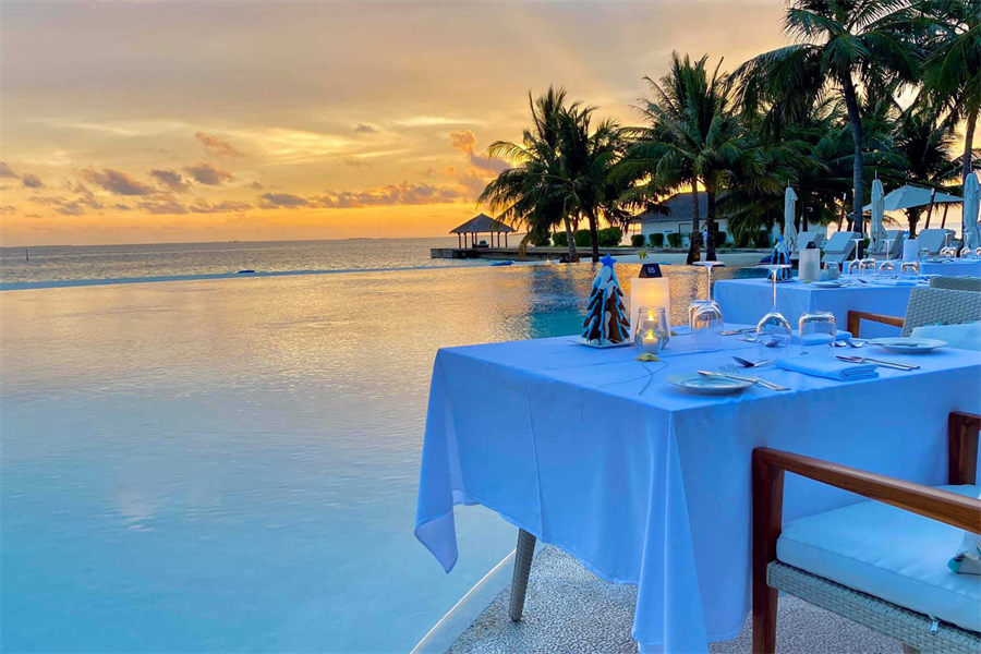 维拉沙鲁 - 绿松石餐厅图片4 - Velassaru Maldives Resort Turquoise Photo 4