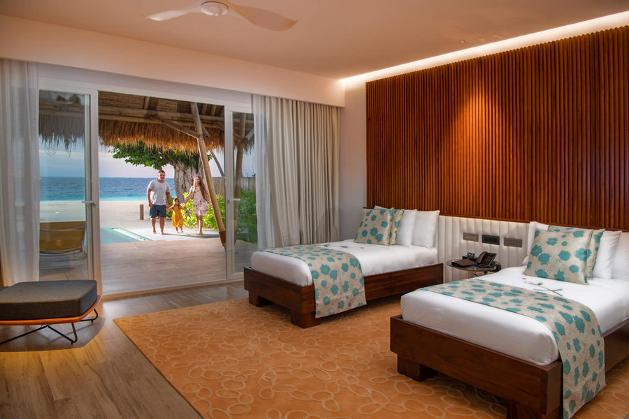 翡翠法斯曼度 - 家庭沙滩泳池别墅（双卧）图片3 - Emerald Maldives Resort & Spa  Family Beach Villa with Pool Photo 3
