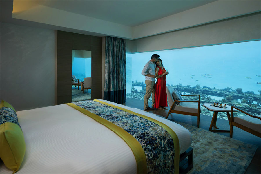 铂尔曼  - 海底别墅(双卧)图片1 - Pullman Maldives Maamutaa Resort The Aqua Villas Photo 1