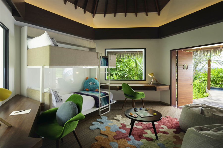 铂尔曼  - 家庭沙滩别墅图片1 - Pullman Maldives Maamutaa Resort Family Villa Photo 1
