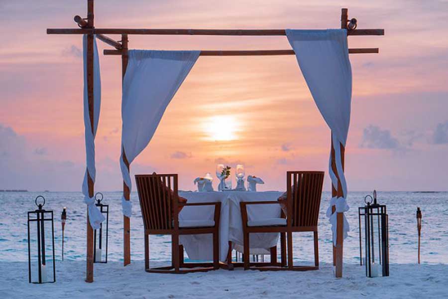 蜜莉喜岛 - 私人海滩晚餐图片1 - Mirihi Island Resort PRIVATE BEACH DINNER Photo 1