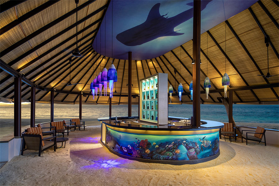 伊瑚鲁 - 浅水湾酒吧图片1 - Dhawa Ihuru Maldives Velaavani Bar Photo 1
