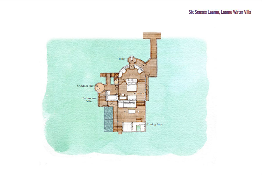 六善拉姆 - 拉姆水上别墅图片4 - Six Senses Latitude Laamu Laamu Water Villa Photo 4