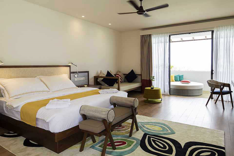 新鲁滨逊努努 - 双人房(一楼/二楼) 图片1 - Robinson Club Noonu Double Room Seaview Superior Balcony/Terrace Photo 1