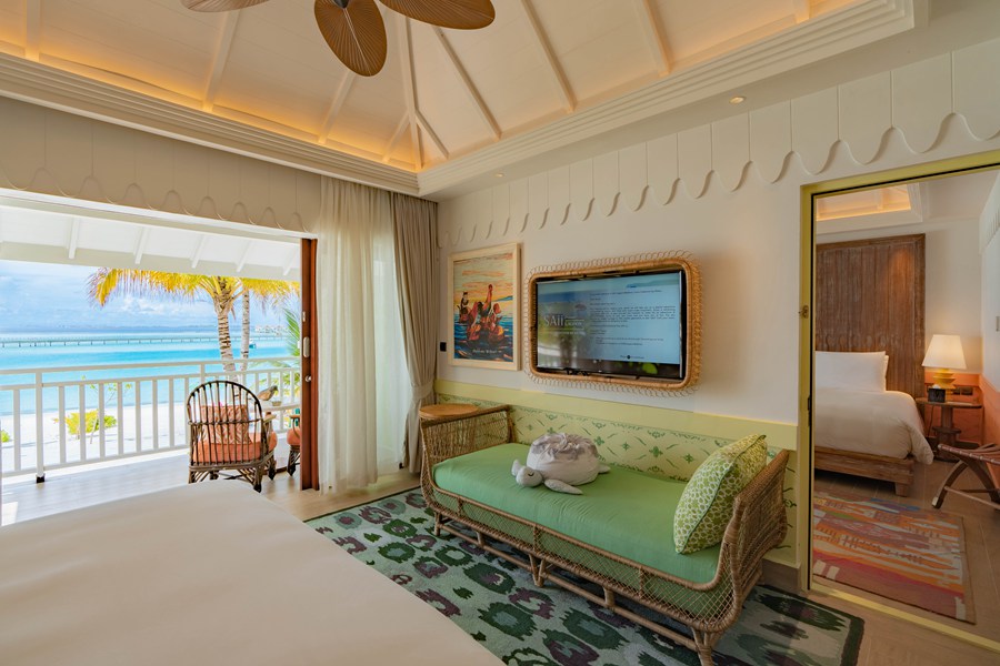 塞伊（希尔顿格芮） - 天空家庭客房图片1 - SAii Lagoon Maldives, Curio Collection by Hilton Sky Family Room Photo 1