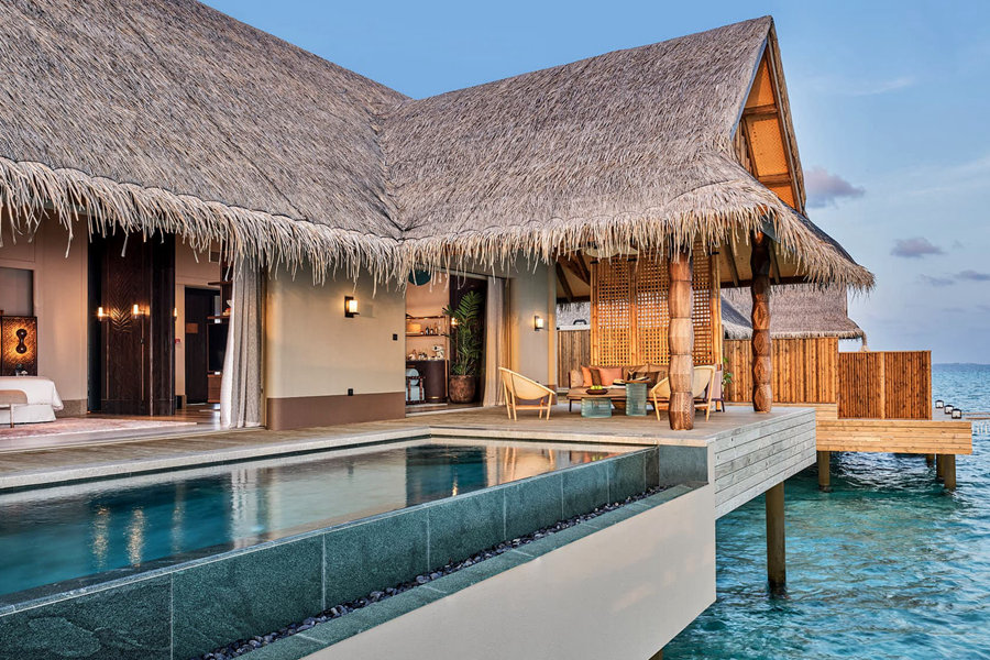 娇丽 - 日落豪华水上泳池别墅图片3 - Joali Maldives Sunset Luxury Water Villa with Pool Photo 3