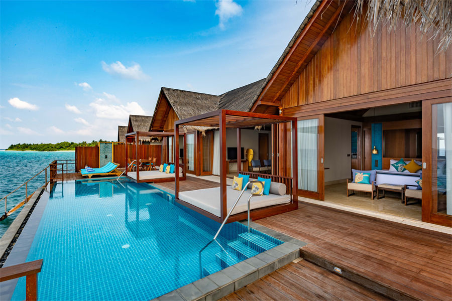 芙拉薇莉 - 双卧礁湖泳池住宅图片2 - Furaveri lsland Resort & Spa Private Luxury Reef Residence (Two Bedrooms) Photo 2