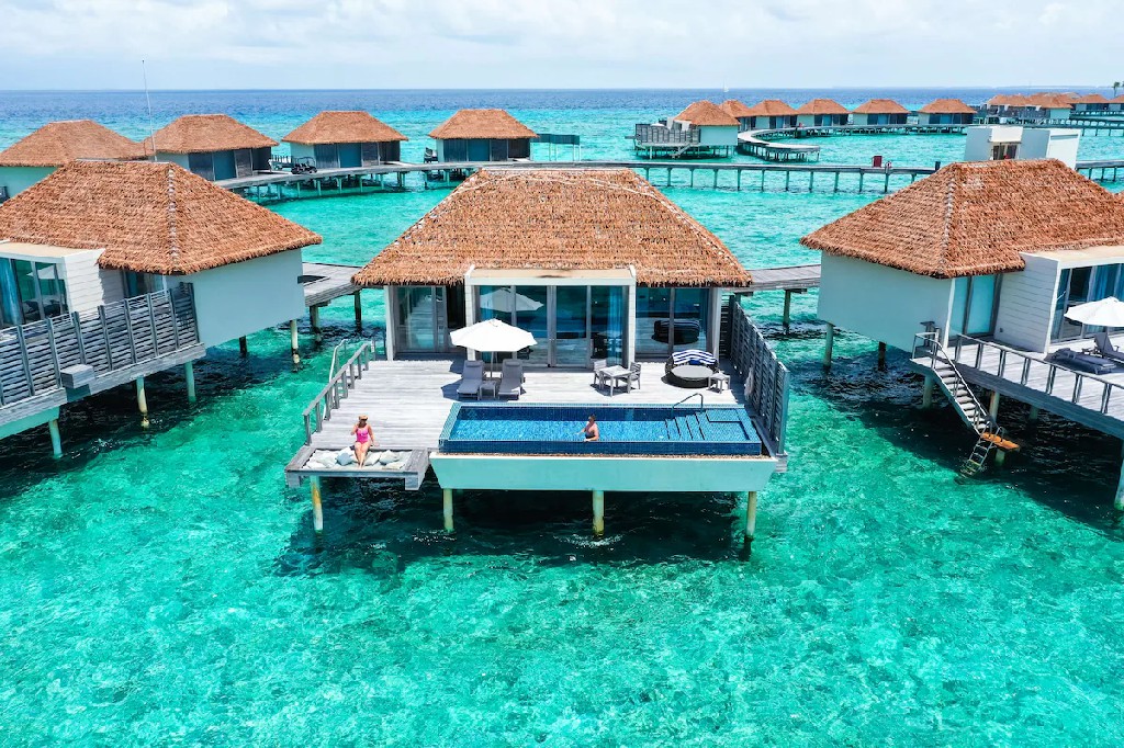 丽笙 - 水上泳池别墅（泄湖景观）图片1 - Radisson Blu Resort Maldives Ovenvater Villa-Pool & Lagoon View Photo 1
