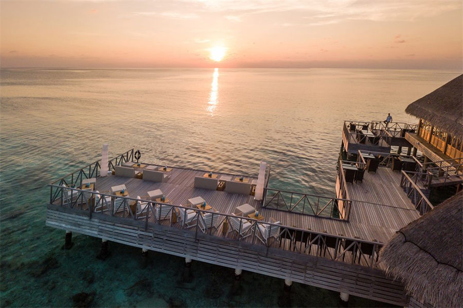 芙花芬 - 日落甲板酒吧图片1 -  Huvafen Fushi Spa Resort Maldives Raw Sunset Deck Photo 1