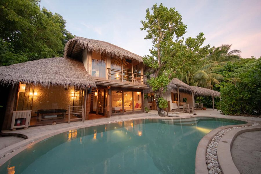 索尼娃富士 - 双卧索尼娃富士泳池套房图片3 - Soneva Fushi 2 Bedroom Soneva Fushi Villa Suite with Pool  Photo 3