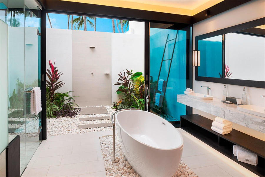 威斯汀 - 家庭沙滩泳池别墅(双) 图片2 - The Westin Maldives Miriandhoo Resort Family Beach Villa Pool Photo 2