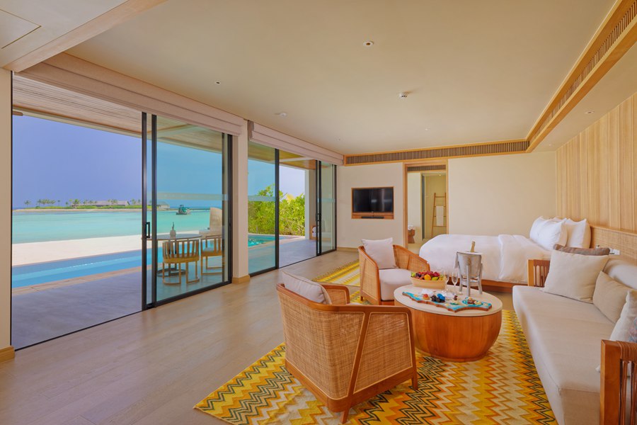 库达薇陵姬丽 - 双卧沙滩泳池住宅图片4 - Kuda Villingili  Time and Space Redefined 2 bedroom Beach Residence with Pool Photo 4