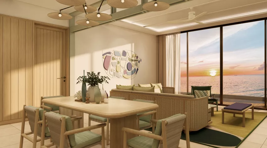 盛泰乐中央至尊 - 至尊双卧水上泳池别墅图片4 - Centara Grand Lagoon Grand Two Bedroom Overwater Pool Villa Photo 4