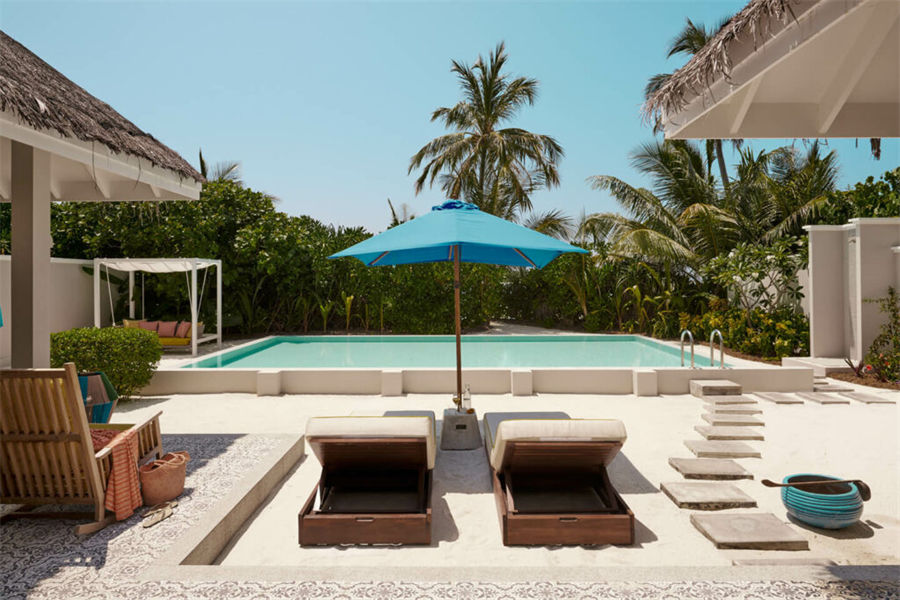 菲诺芙 - 双卧海滩泳池别墅图片2 - Seaside Finolhu Baa Atoll Two Bedroom Beach Villa With Pool Photo 2
