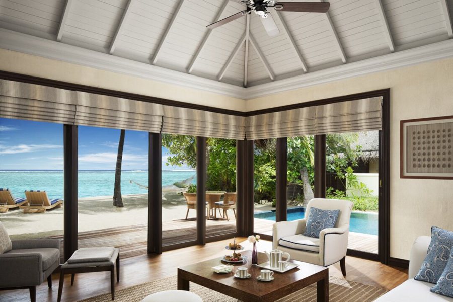 泰姬珍品 - 单卧沙滩泳池套房图片3 - Taj Exotica Resort & Spa One-Bedroom Beach Suite with Pool Photo 3