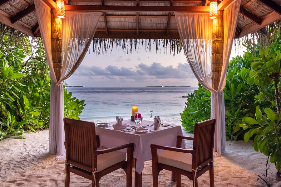 瑞提法鲁 - 花园餐厅图片1 - Reethi Faru Resort Huvandhu Garden Photo 1