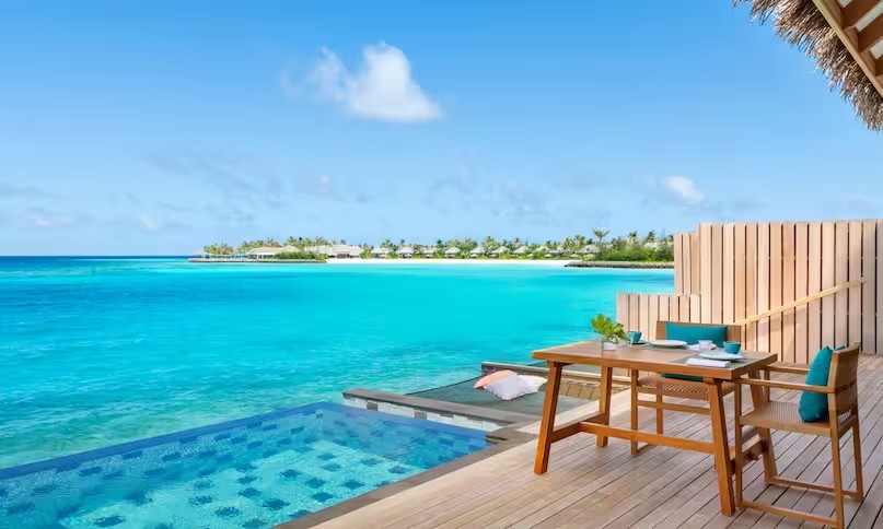 希尔顿阿明吉利 - 单卧水上泳池套房图片1 - Hilton Maldives Amingiri Resort & SPA 1 Bedroom Overwater Suite with Pool Photo 1